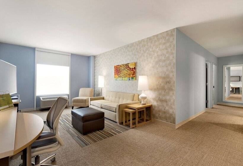 침실 2개 스위트, Home2 Suites By Hilton Hasbrouck Heights