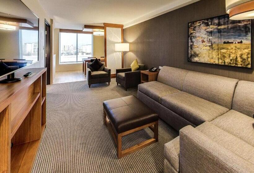 キングサイズベッドのスイートルーム, Hyatt Place Edmonton West