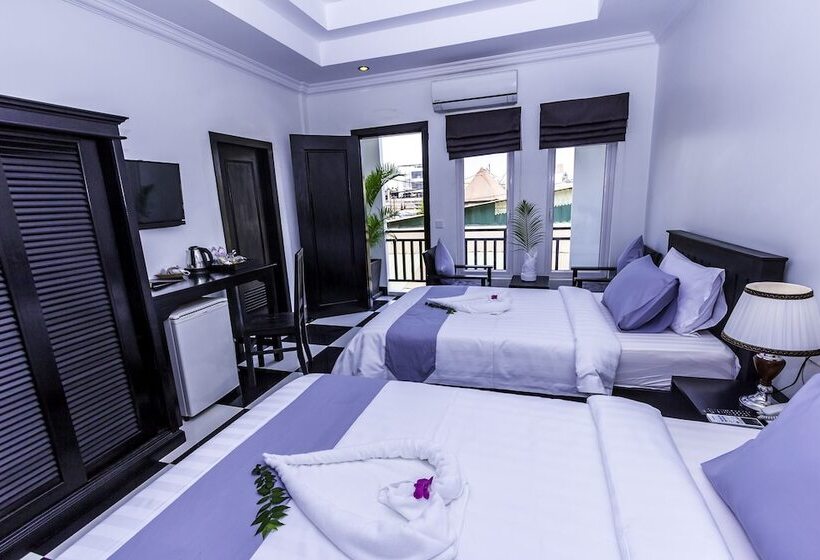 اتاق لوکس با چشم‌انداز استخر, Rithy Rine Angkor Residence