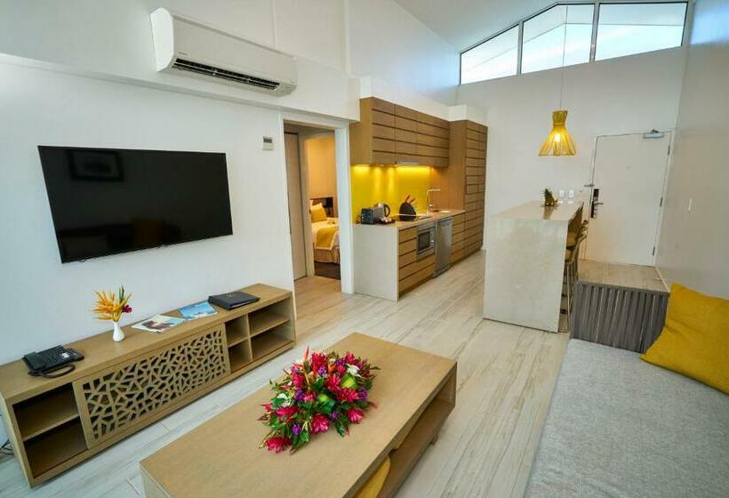 اتاق لوکس با چشم‌انداز دریا, Taumeasina Island Resort