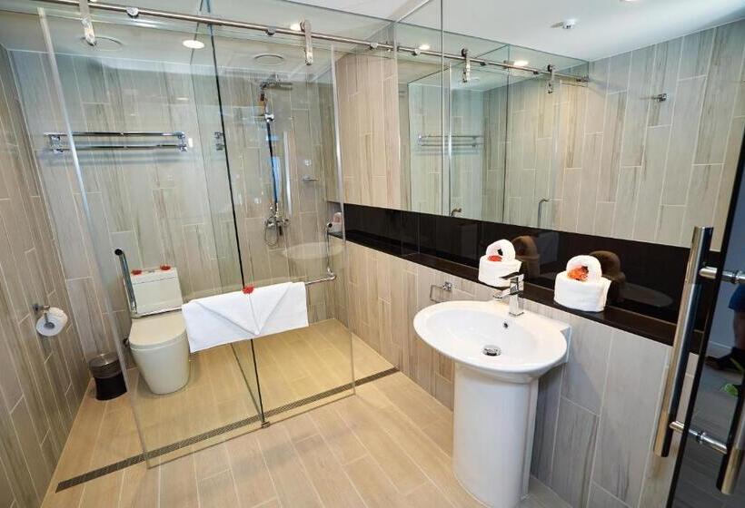 اتاق استاندارد با چشم‌انداز دریا, Taumeasina Island Resort
