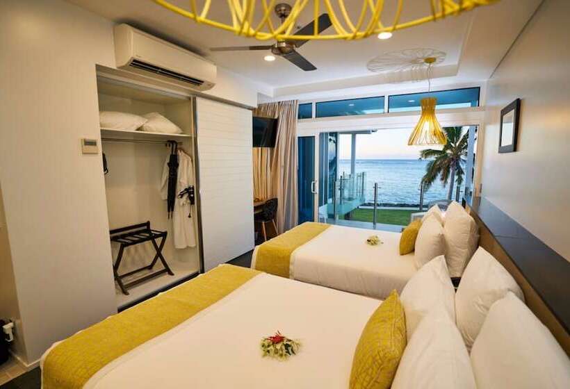 اتاق استاندارد با چشم‌انداز دریا, Taumeasina Island Resort