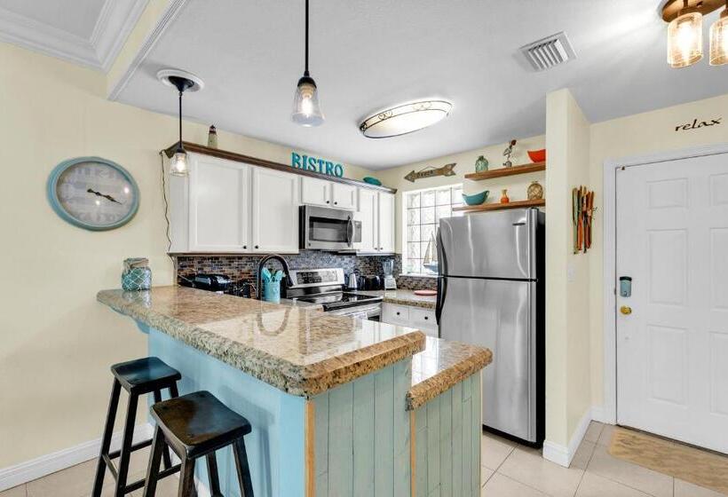 庭の見える１ベッドルームアパートメント, Rain Dancer By South Padre Condo Rentals