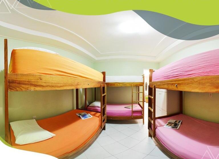 Кровать в Общей Комнате, Anauê Pousada E Hostel