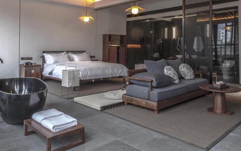 발코니 디럭스 룸, Zhangjiajie Song Boutique B & B   Zhangjiajie National Forest Park Wulingyuan