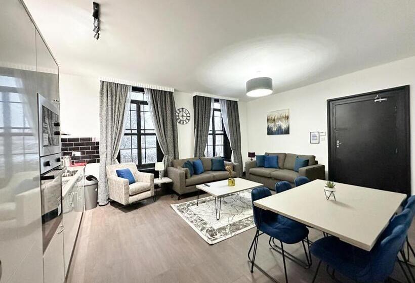 Апартаменты 1 Спальня Вид на Сад, Mulberry Aparthotel Newcastle Gateshead