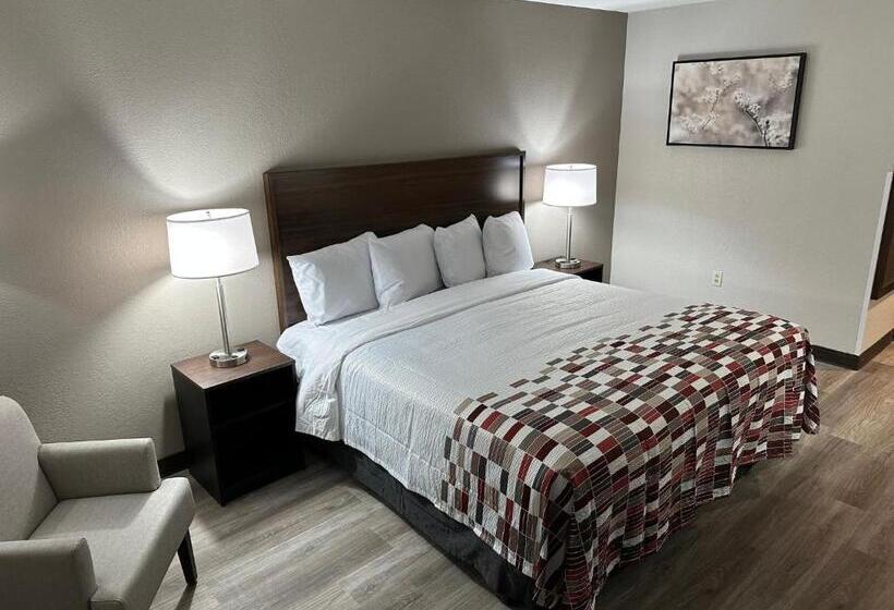 장애인을 위한 킹사이즈 침대 스탠다드 룸, Red Roof Inn Charleston   Dunbar