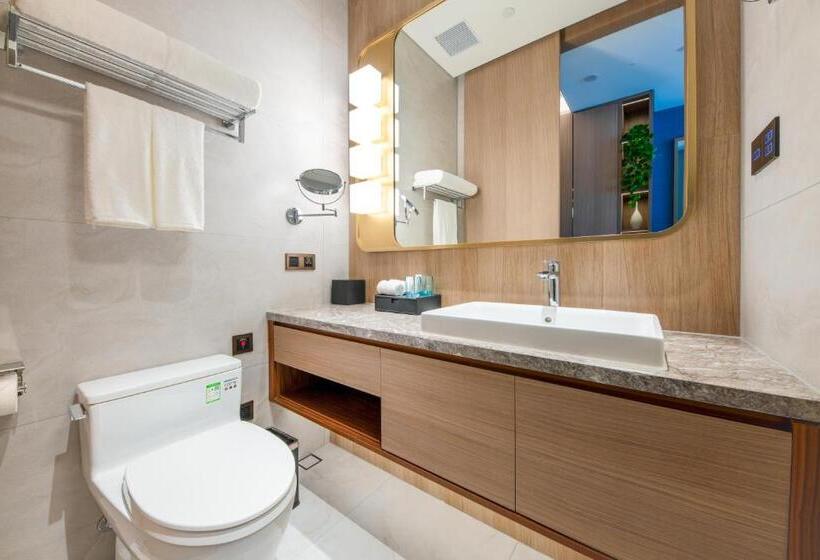 Номер Superior, Sha Zhi Ye Serviced Apartment Hotel   Houjie Wanda Plaza Liaoxia Subway Station