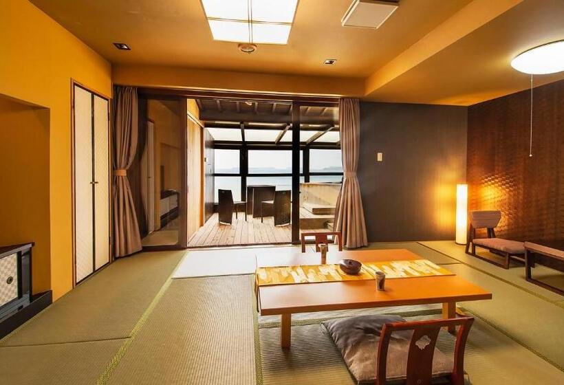 景色の見えるスタンダード４人部屋, 宵待ちの宿　萩一輪