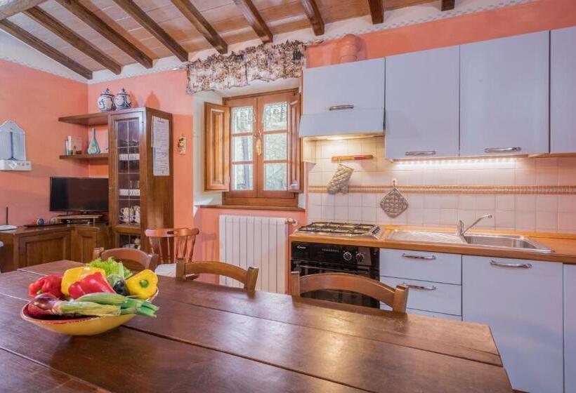 带1个卧室的别墅, Vecchia Fornace La Piastra Agriturismo, With Pool, Abetone