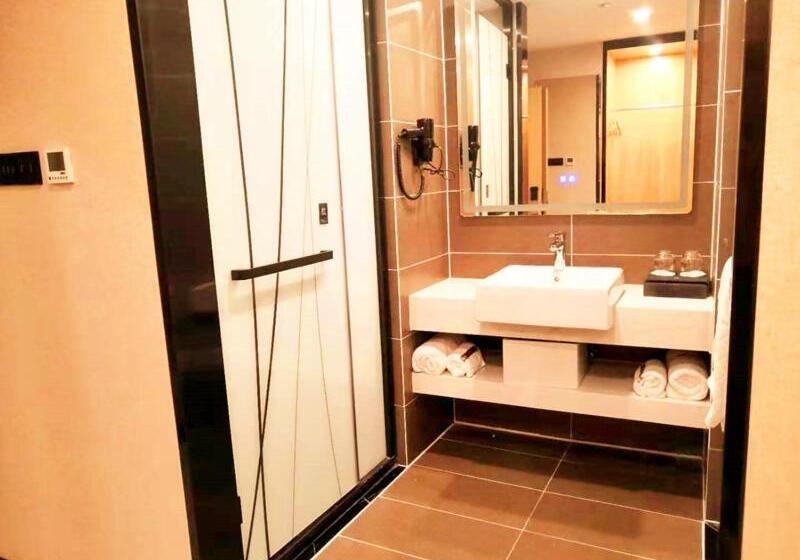 Семейный Номер, Thank Inn Zaozhuang Tengzhou Jinghe Road Zhenai Mall