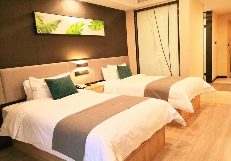 Номер Премиум, Thank Inn Zaozhuang Tengzhou Jinghe Road Zhenai Mall