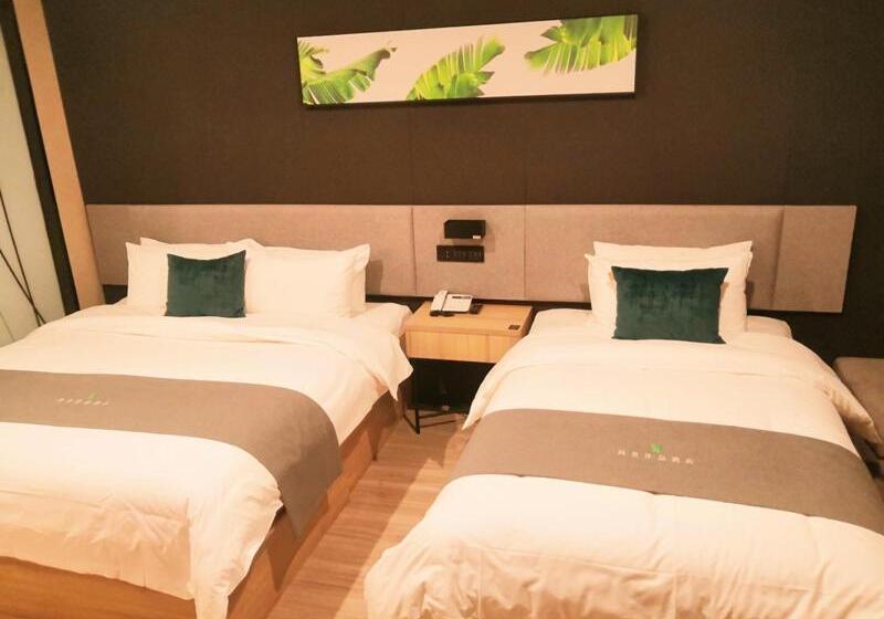 Номер Премиум, Thank Inn Zaozhuang Tengzhou Jinghe Road Zhenai Mall