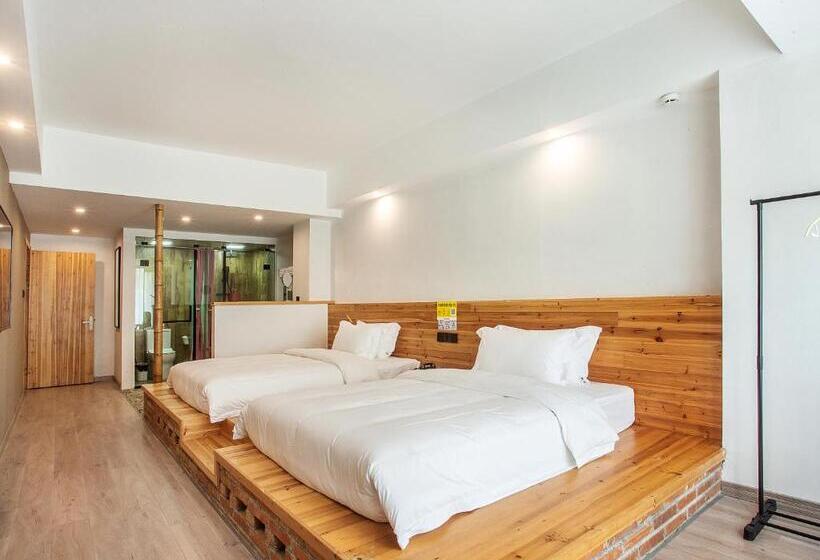 Номер Deluxe, Cloudy Warm Hotel   Huangshan Scenic Area Transfer Center Branch