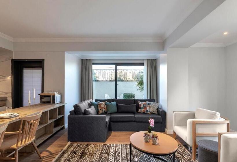 Апартаменты 1 Спальня Вид на Сад, Luna Residence