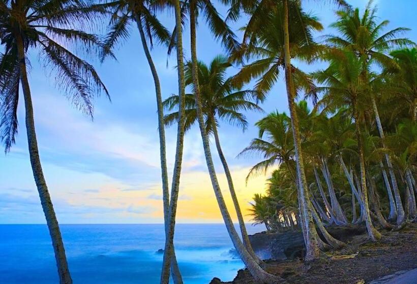 Апартаменты 1 Спальня Вид на Море, Ocean View Mauna Loa Shores Kai Ekahi #201 Next To Carlsmith Beach Park Hilo Hi