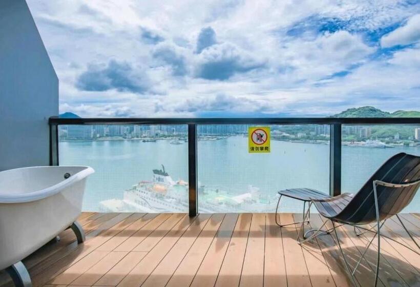 キングサイズベッドのスタンダードルーム, Sanya Romantic Journey Sea Resort & Spa