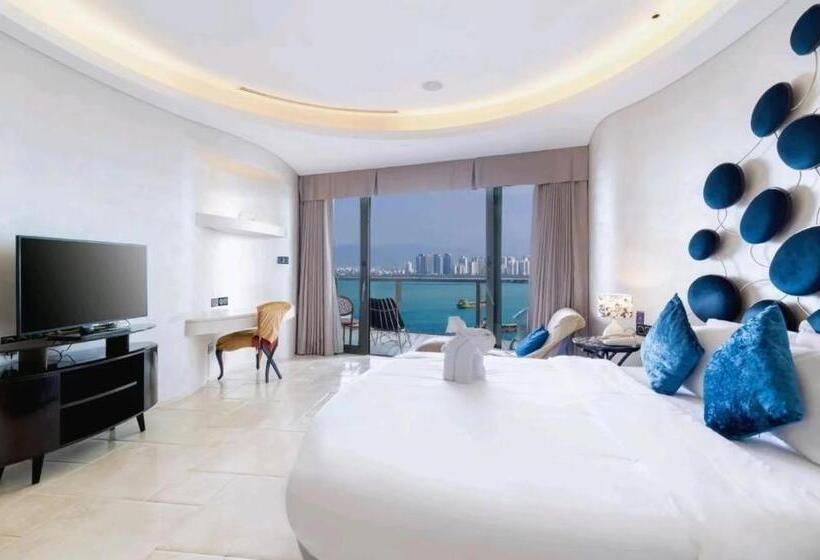 キングサイズベッドのスタンダードルーム, Sanya Romantic Journey Sea Resort & Spa