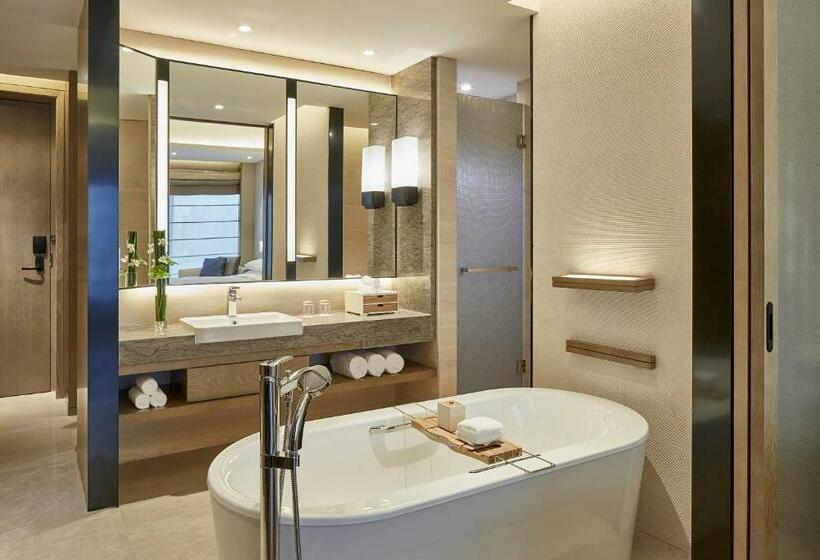 キングサイズベッドのエクゼクティブルーム, Hangzhou Marriott Hotel Qianjiang