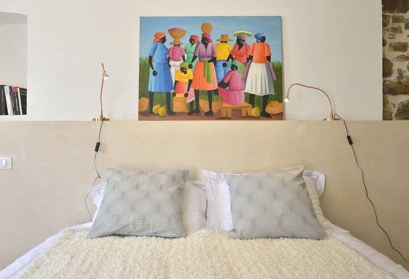 غرفة قياسية مزوَّدة بتراس, B&b Villa Du Roc Fleuri