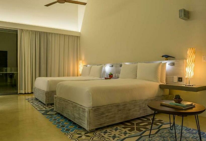 带2个双人床的标准工作室, Andaz Mayakoba Resort Riviera Maya, By Hyatt
