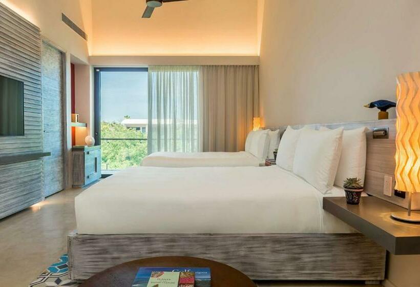 ２ダブルベッドのスタンダードルーム, Andaz Mayakoba Resort Riviera Maya, By Hyatt