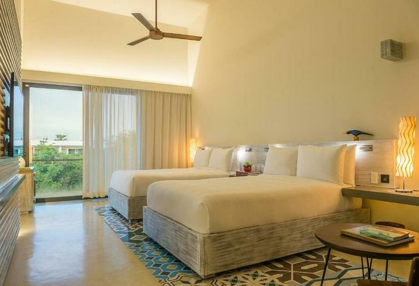 带2个双人床的标准工作室, Andaz Mayakoba Resort Riviera Maya, By Hyatt