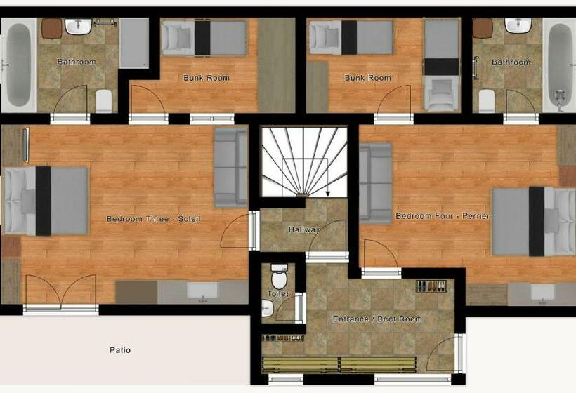 Семейный Номер Superior, Chalet Aventure B&b Les Gets