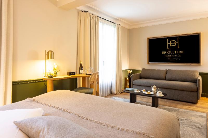 Номер Deluxe, Hostellerie Briqueterie & Spa Champagne