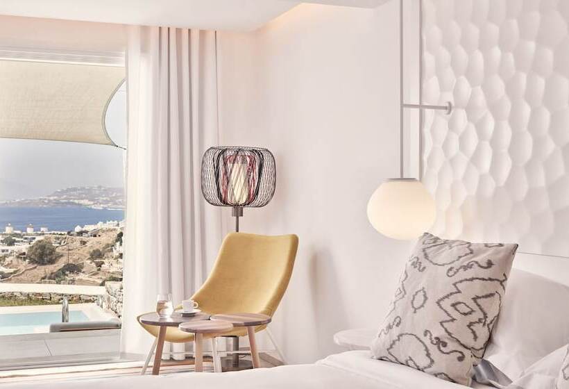 수피리어 룸 바다 전망, Myconian Kyma, A Member Of Design Hotels