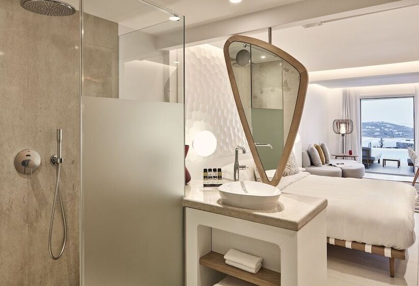 수피리어 룸 바다 전망, Myconian Kyma, A Member Of Design Hotels