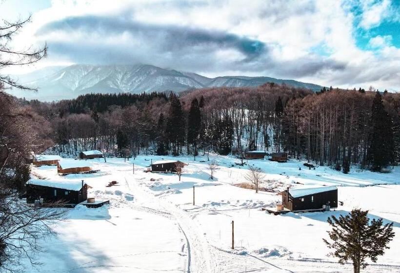 스탠다드 룸 산 전망, Earthboat Village Kurohime