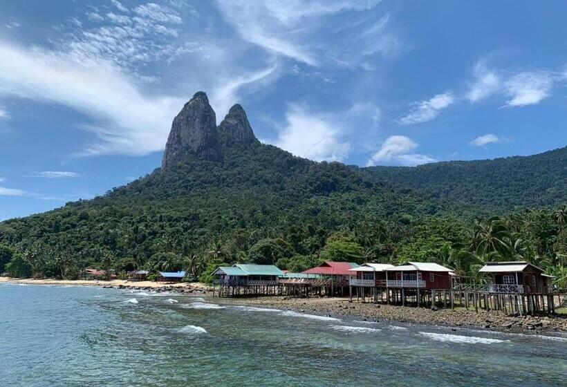 패밀리 룸 가든 전망, Mukut Coral Chalet