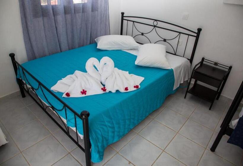 Четырехместный Номер Стандарт с Балконом, Kefalonia Beach Hotel & Bungalows