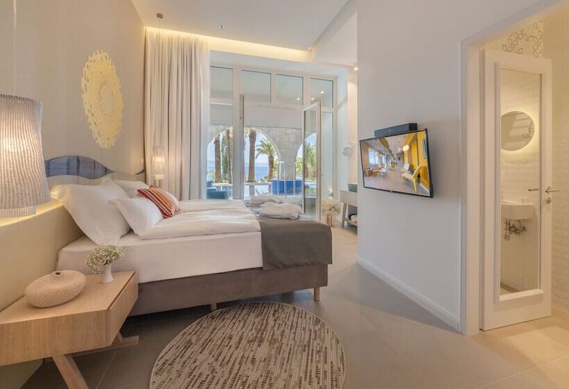 带海景的标准工作室, Bluesun Hotel Jadran