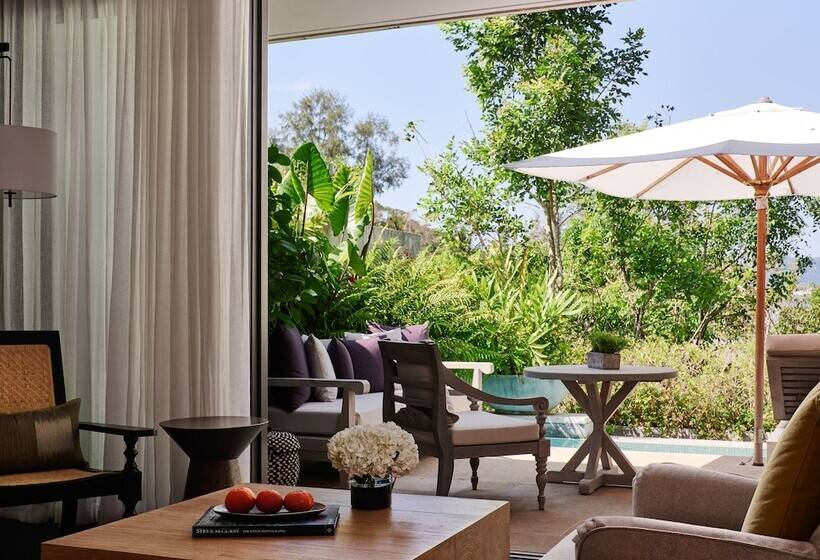 스탠다드 룸 가든 전망, Rosewood Phuket