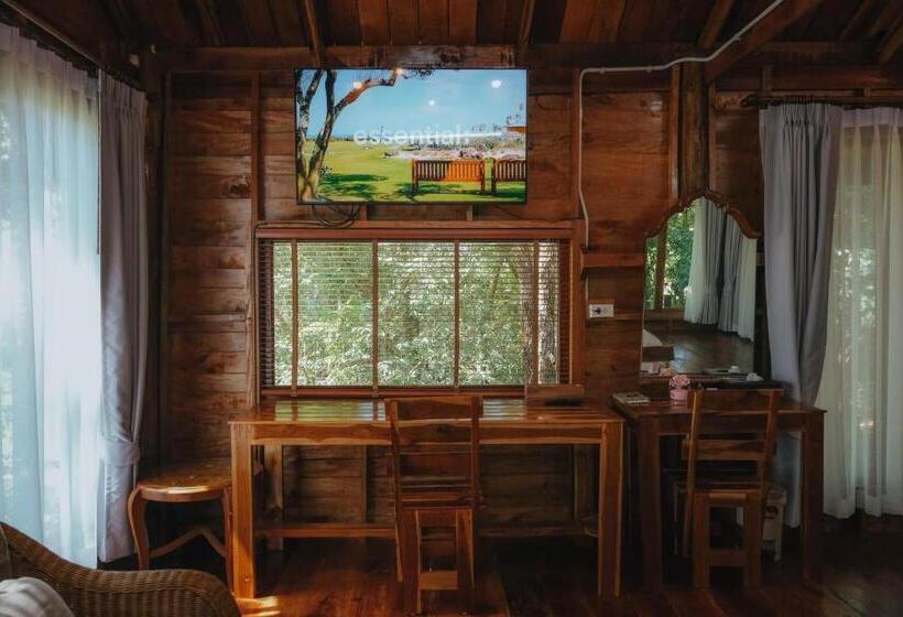 デラックスルーム, บ้านสวนแก้วคำแพง Baan Suan Kaew Khampaeng