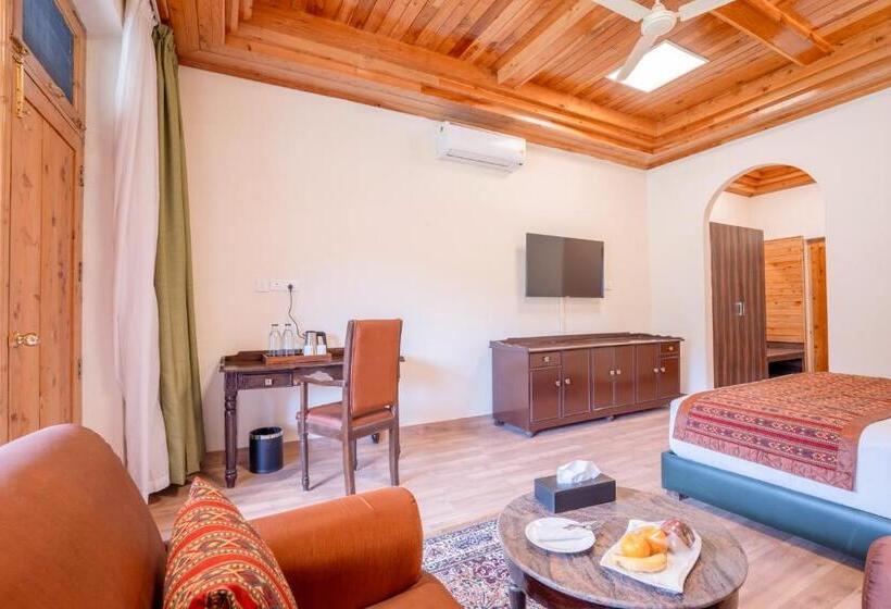 디럭스 룸, Ezzenza Swarg By Beas Golf Resort   Devlok Manali