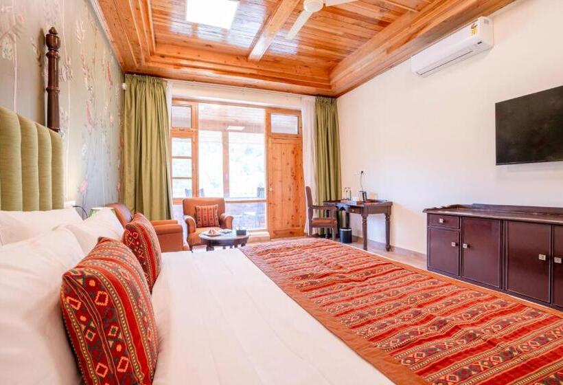 디럭스 룸, Ezzenza Swarg By Beas Golf Resort   Devlok Manali