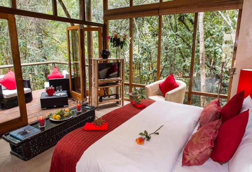 테라스 디럭스 룸, Trogon House And Forest Spa