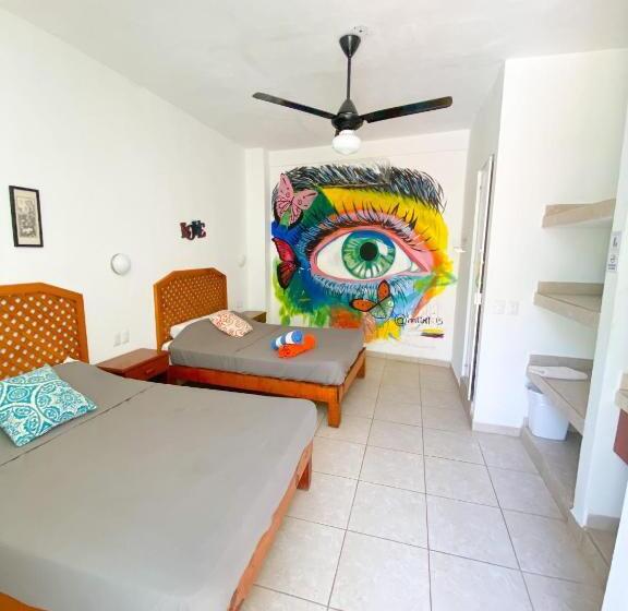 Pokój Superior Widok Basen, Ith Sayulita Amazing Surf Hostel