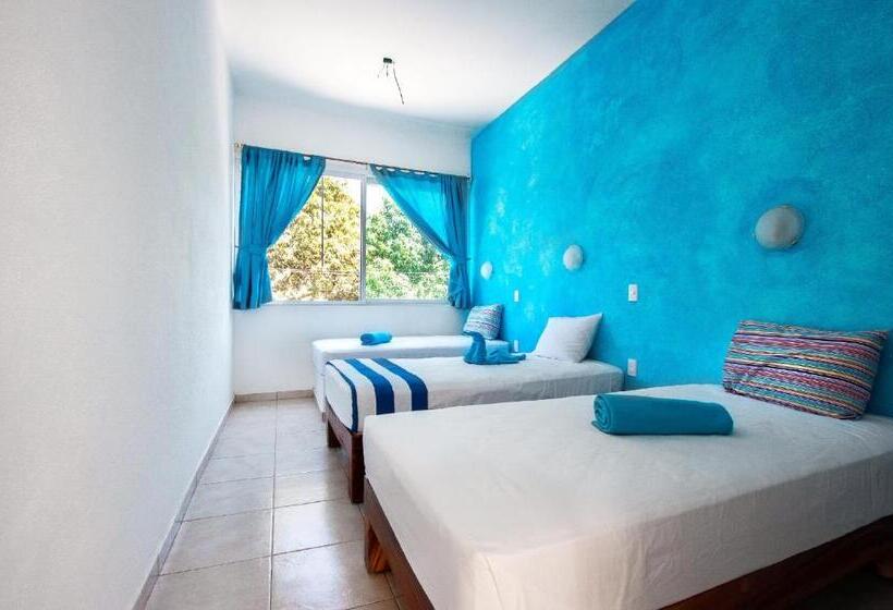 Pokój Trzyosobowy Standard Wspólna Łazienka, Ith Sayulita Amazing Surf Hostel