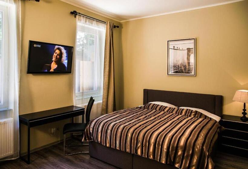 اتاق استاندارد با تخت بزرگ, Dům U Pikové Desítky