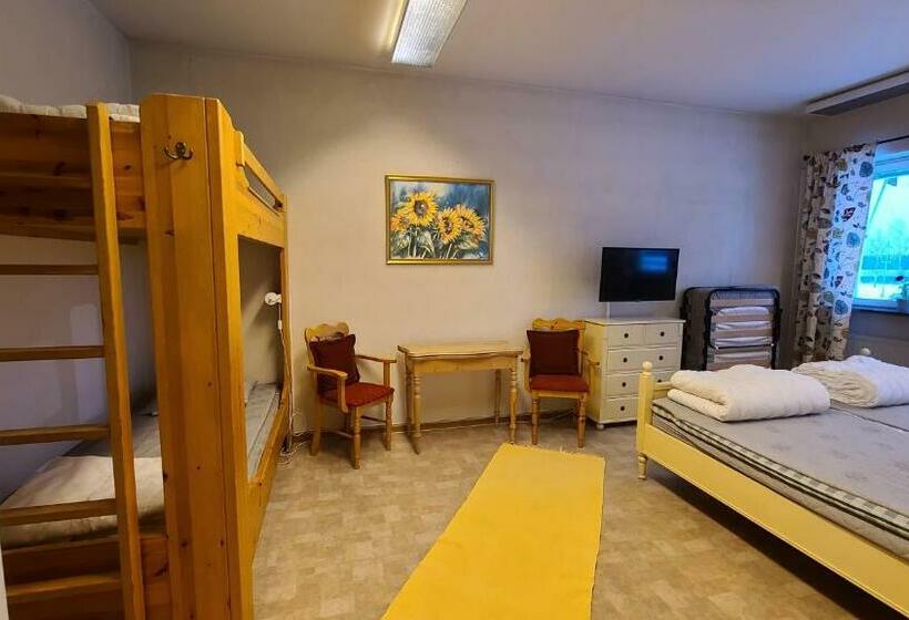 Номер Стандарт Четырехместный Совместный Санузел, Vasaloppsmålet   Hostel Mora   Målkullans Vandrarhem