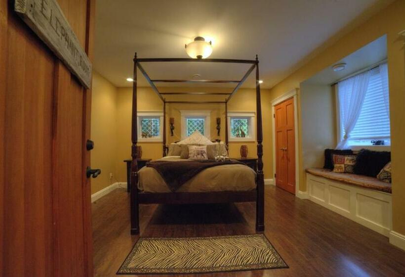 标准房带园景, Shawnigan Suite B & B
