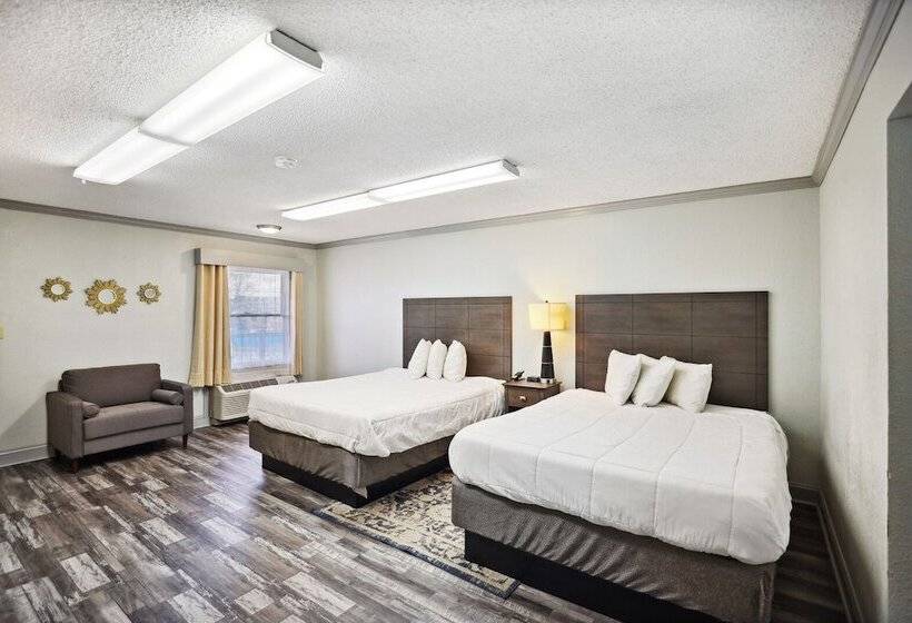 ２ダブルベッドのスタンダードルーム, The Guest Lodge Gainesville
