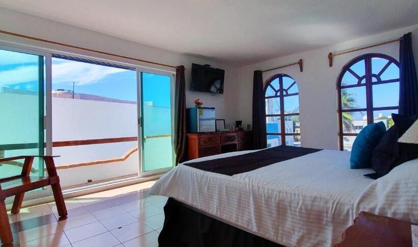 اتاق استاندارد با تخت بزرگ, Hill House Mazatlan   Bed & Breakfast
