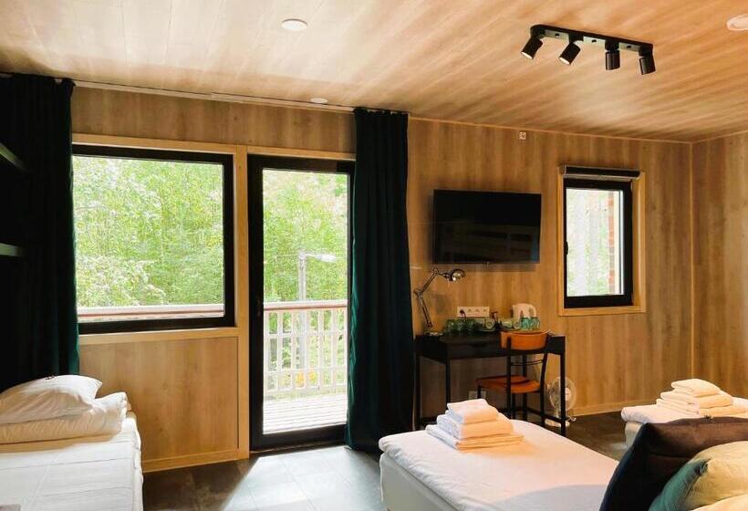 패밀리 룸 공용 욕실, Beach Hotel Santalahti