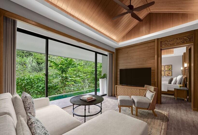 침실 2개 빌라, Anantara Ubud Bali Resort