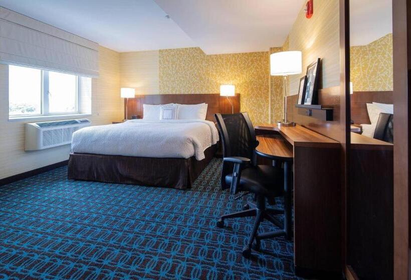 Номер Стандарт Кровать Кинг Адаптированный для Инвалидов, Fairfield Inn & Suites By Marriott New York Queens/fresh Meadows